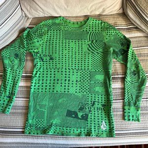 Volcom Unisex Size M Light Weight Thermal Long Sleeve Top